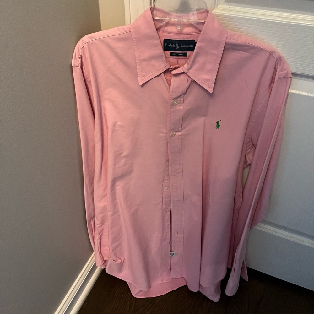 Mens button down shirt. Polo Ralph Lauren. Large.